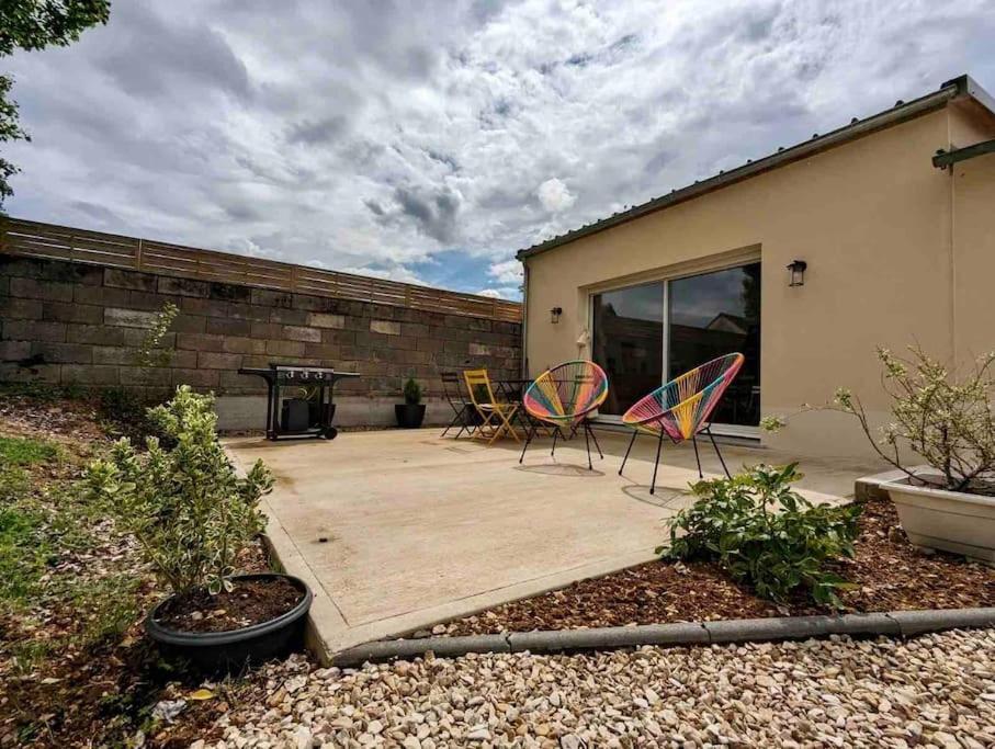 Gurgy Logement De Plain-Pied Avec Jardin, Terrasse מראה חיצוני תמונה
